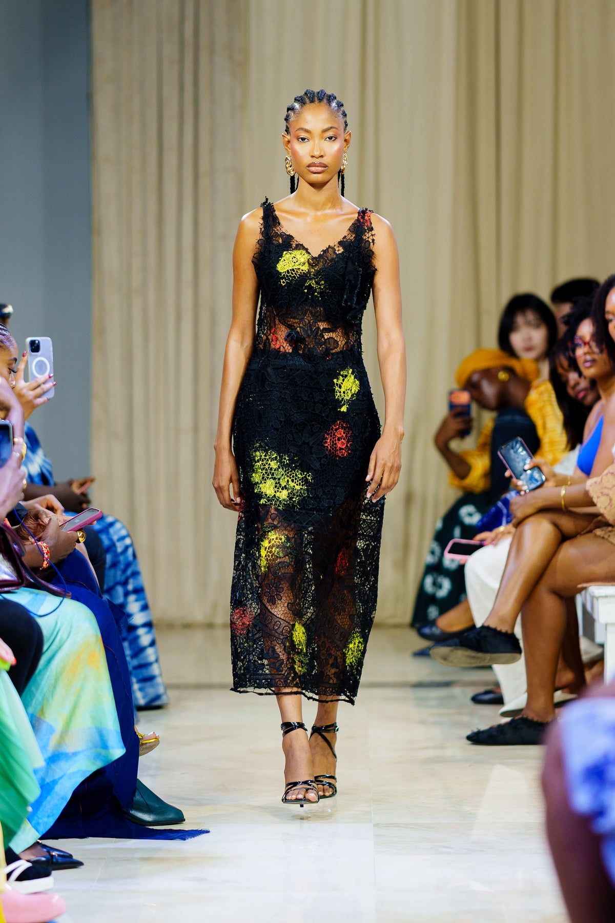 3-D Appliqué Dress