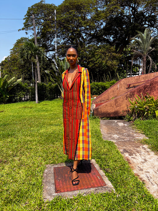 Beaded Silhouette Coat